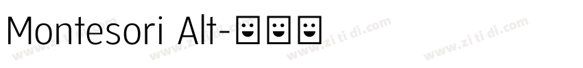Montesori Alt字体转换 Montesori Alt字体转换